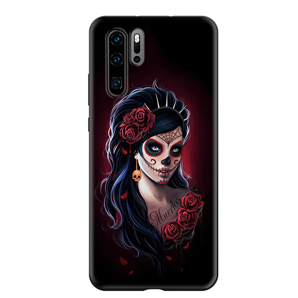 9 Lavaza мексиканский череп Девушка чехол для Huawei P8 P9 P10 P20 P30 Y6 Y7 Y9 Lite Pro P Smart Nova 2i 3i мини - Цвет: 9