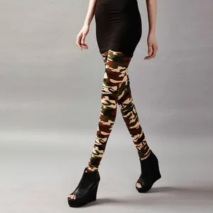Камуфляжные Леггинсы для женщин, камуфляжные армейские Леггинсы пуш-ап, женские зимние леггинсы с эластичной резинкой на талии, женская одежда для фитнеса, женские штаны