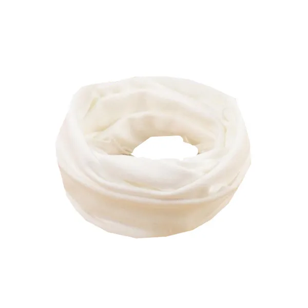 scarf white Качественный хлопковый Детский набор из шапки и шарфа, детский шейный платок, детский шарф, воротник, шапка, комплект, реквизит для фотосессии - Цвет: scarf white
