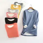 Женская бархатная рубашка с длинным рукавом, зимняя, теплая, толстая, винтажная, уличная, облегающая, Q896