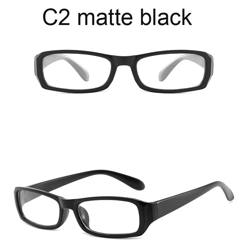 2matte black Модные оправы для очков для женщин, маленькие компьютерные очки для лица, радиационная защита, антибликовые очки, прозрачные линзы, поддельные очки - Цвет оправы: 2matte black