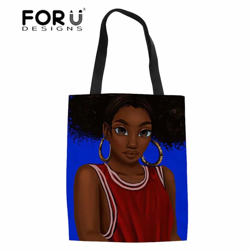 FORUDESIGNS/Женская многоразовая эко сумка для женщин хозяйственнщй сумки черный арт