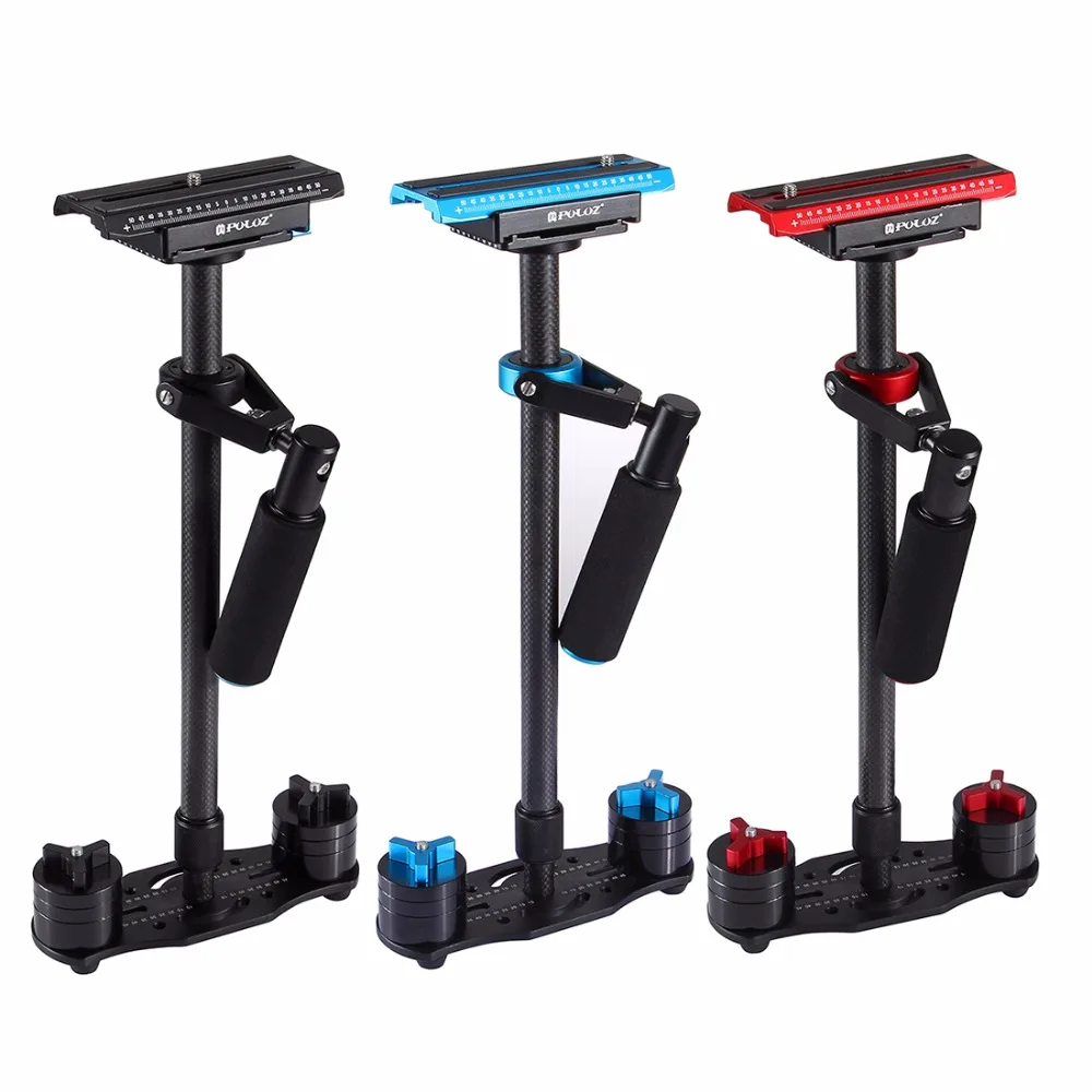 Ручной Стабилизатор PULUZ из углеродного волокна для Nikon Canon Sony DSLR Steadicam