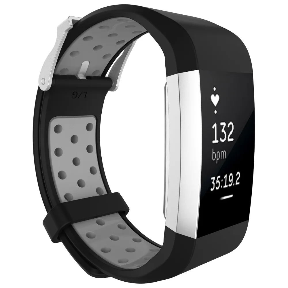 200 шт силиконовый ремешок для fitbit charge2 браслет умный браслет для фитнеса часы сменный ремешок для спортивных часов Ремешки для Charge 2