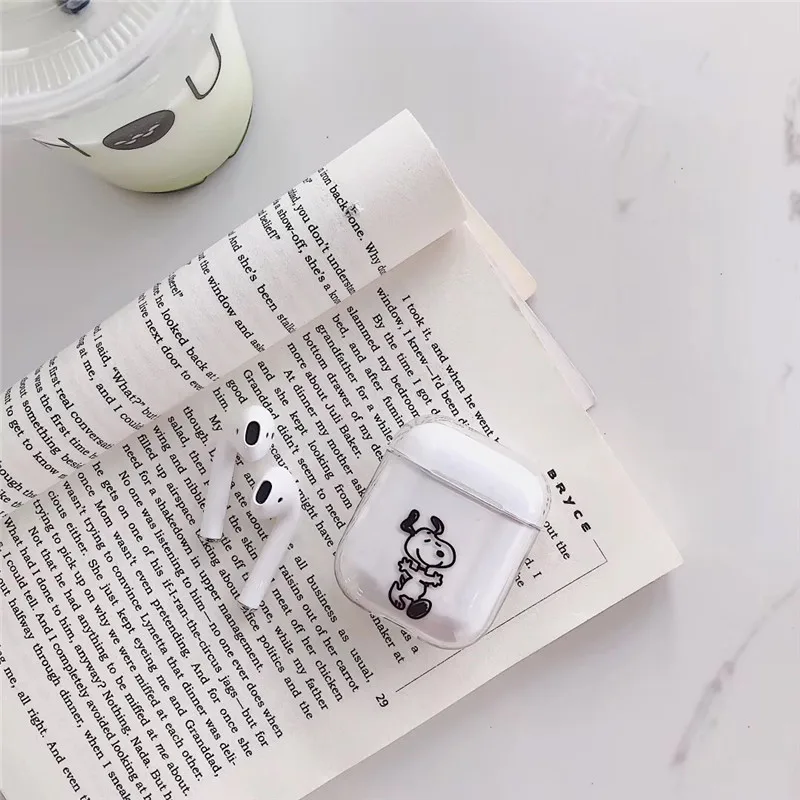 Мультфильм Bluetooth Беспроводной наушники чехол для AirPods Защитная крышка аксессуары милый Жесткий Чехол для Apple Airpods зарядки сумки - Цвет: A9