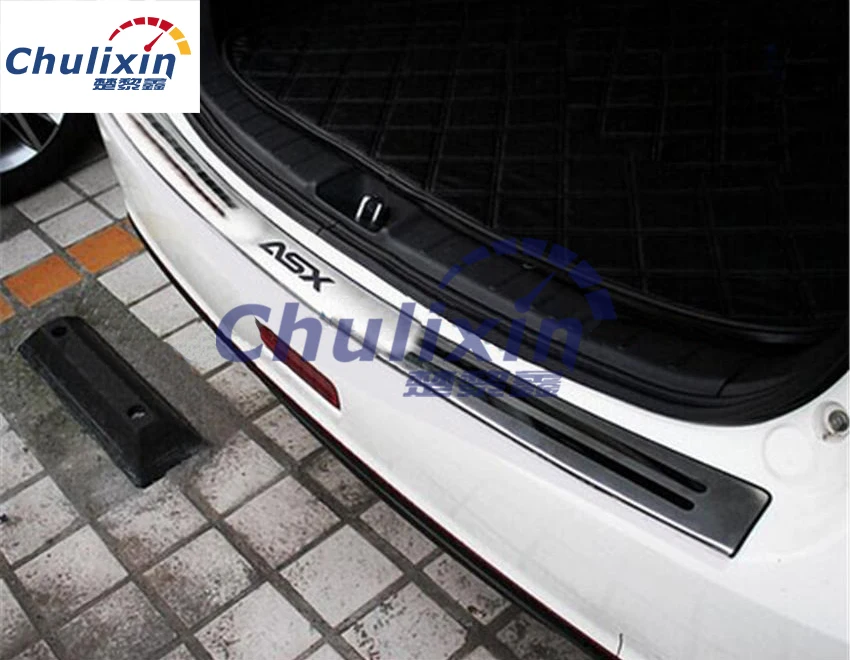 Стайлинг автомобиля для 2010 2015 Mitsubishi ASX задний порог из нержавеющей стали|style