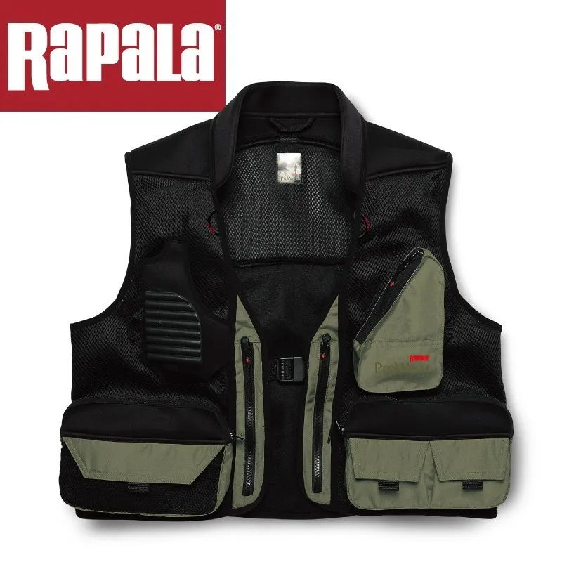 Rapala уличный Летающий спасательный жилет для рыбалки, куртки, дышащая мужская куртка, зимний жилет для плавания, спасательный жилет для рыбалки - Цвет: ARMY GREEN