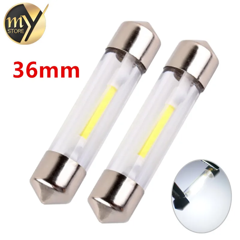Автомобильные светодиодные лампы C5W COB 2 шт. 36 мм 12 В|c5w cob|car led bulblight source |