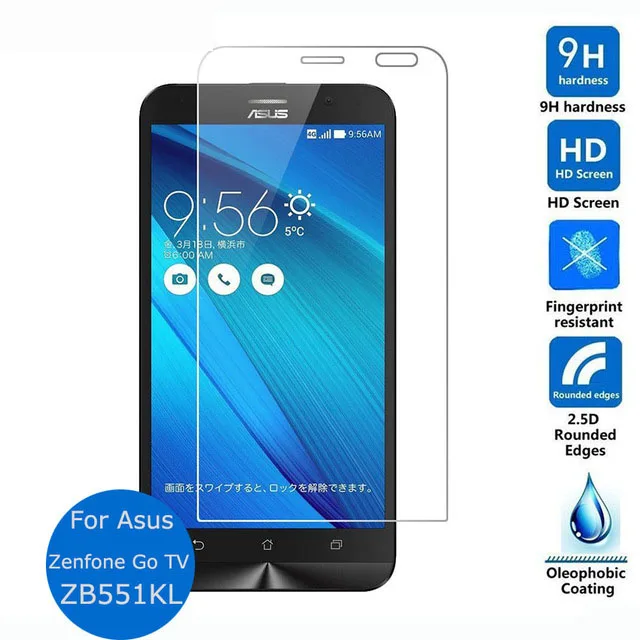 Закаленное стекло для Asus Zenfone GO TV защитная пленка экрана ZB551KL 5 дюйма|Защитные
