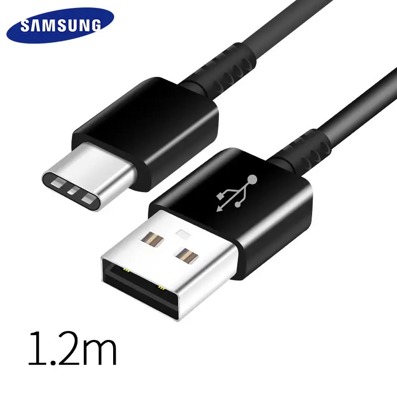 Samsung Galaxy Note9 S8 S9 plus быстрое зарядное устройство 15 Вт 9V1. 67A 1,2 м usb type C кабель адаптер для путешествий EU/US/UK Note8 S 8 C5 C7 C9pro - Тип штекера: Only 1.2m Type C