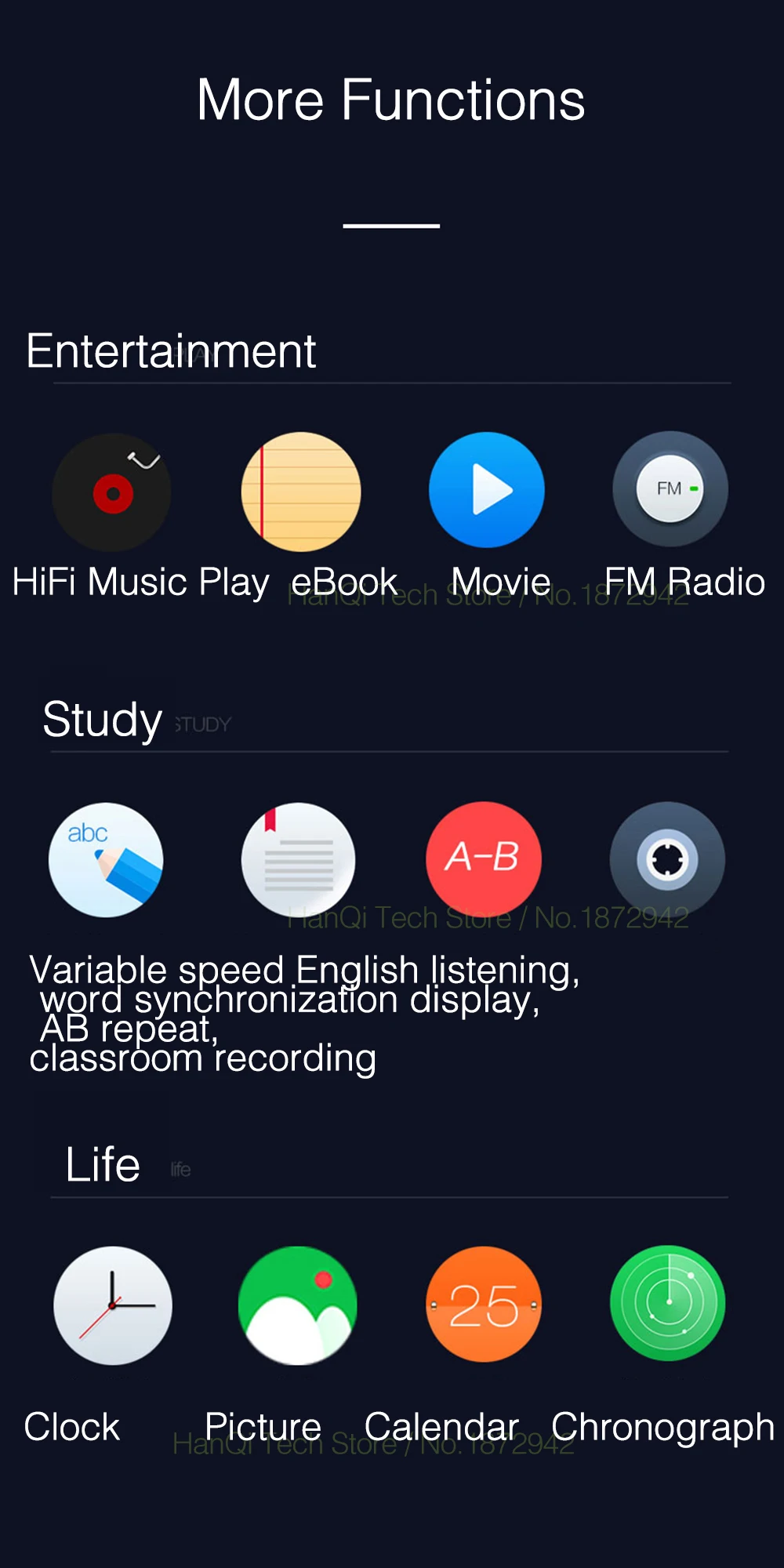 BENJIE X6 полный сенсорный экран MP3-плеер 4 Гб 8 Гб музыкальный плеер с fm-радио видеоплеер проигрыватель электронных книг MP3 со встроенным динамиком