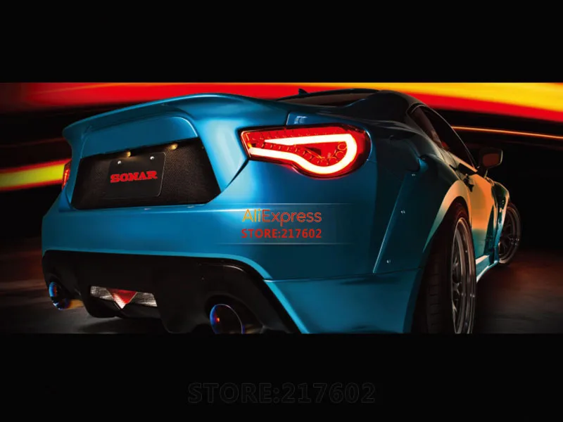Для Toyota FT86 светодиодный задний фонарь 2012-с движущимся поворотом стоп-сигнал