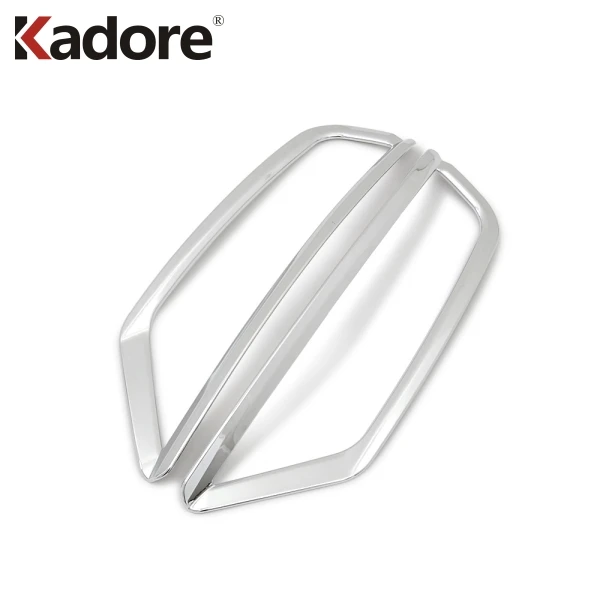 fog light trim Для Mazda CX5,- KF ABS хромирование, задняя часть автомобиля противотуманных фар крышки лампы бампер облицовочная крышка защита Стайлинг - Цвет: fog light trim