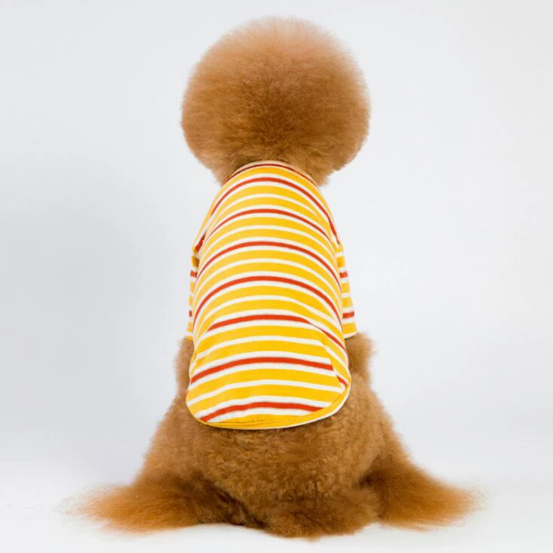 Повседневная полосатая блузка с рисунком собаки camiseta perro хлопковые футболки