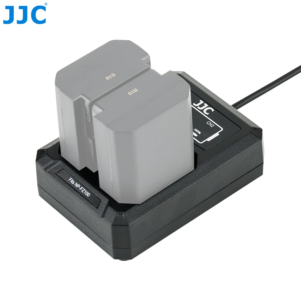 JJC NP-FZ100 USB двойное зарядное устройство для sony A9 A7III A7RIV A7RIII A7M3 A7RM4 A7RM3 A7 Mark III A7R Mark IV III заменяет BCQZ1