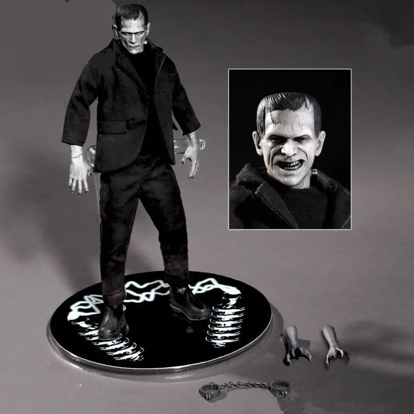 Один: 12 Mary Shelley's Frankenstein " экшн-фигурная пленка 1931 Movie KO's Mezco BJD ветровка Игрушки Кукла 16 см Коллекционная фигурка
