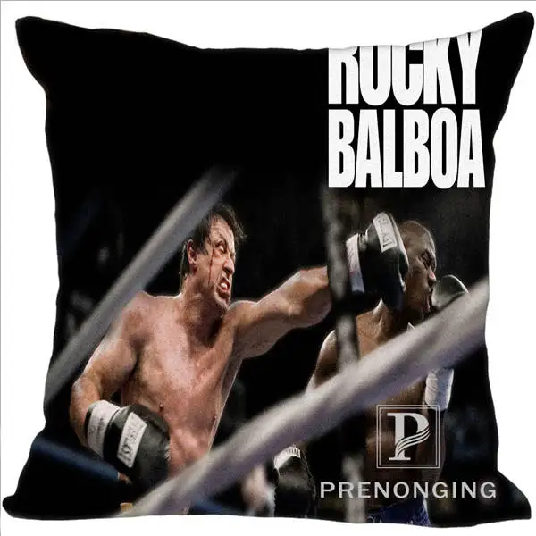 Pillowcases Заказная декоративная наволочка Рокки Бальбоа квадратная Наволочка на молнии лучший подарок(с одной стороны) 180117#91 - Цвет: Pillowcases