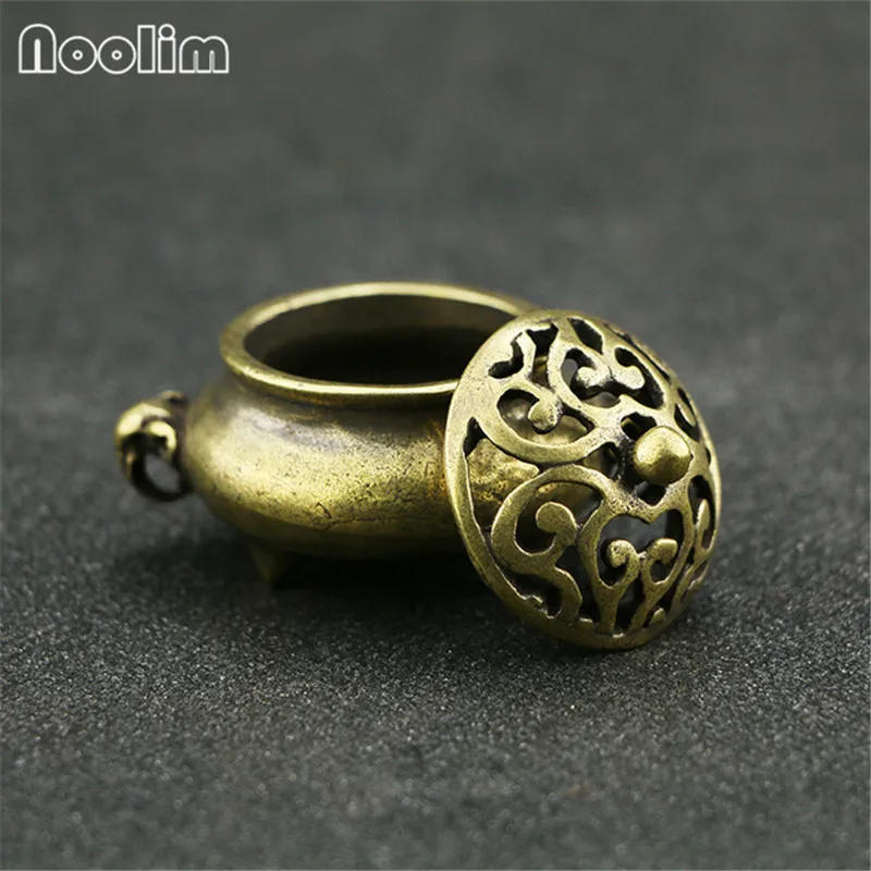 Античные медные катушки благовония горелка ручной работы дзен буддийский