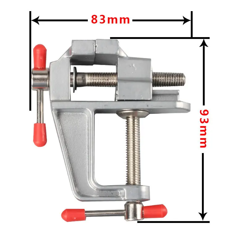 Professional DIY Gripping Tool Mini Aluminum Alloy Table Vice Polished Punch Clamping Metal Vise Fexed Tools | Дом и сад