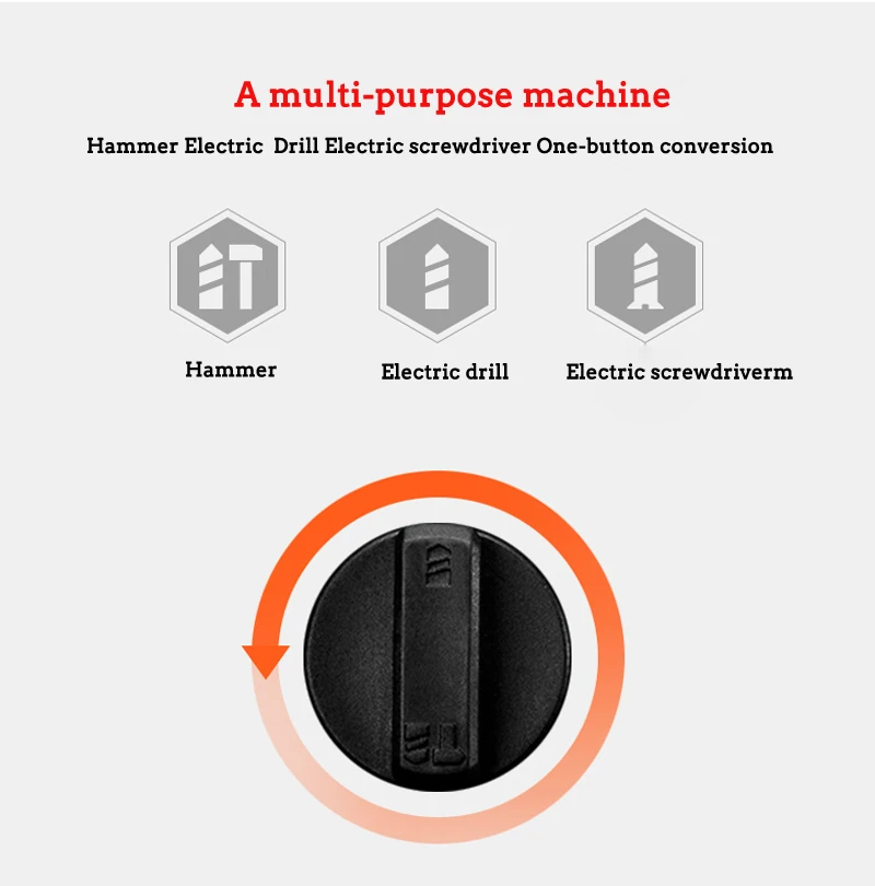 

Dongcheng 12V 12mm 3 Functions DC Electric Rotary Hammer with BMC and 5pcs Accessories Impact Drill Power Drill Electric Drill