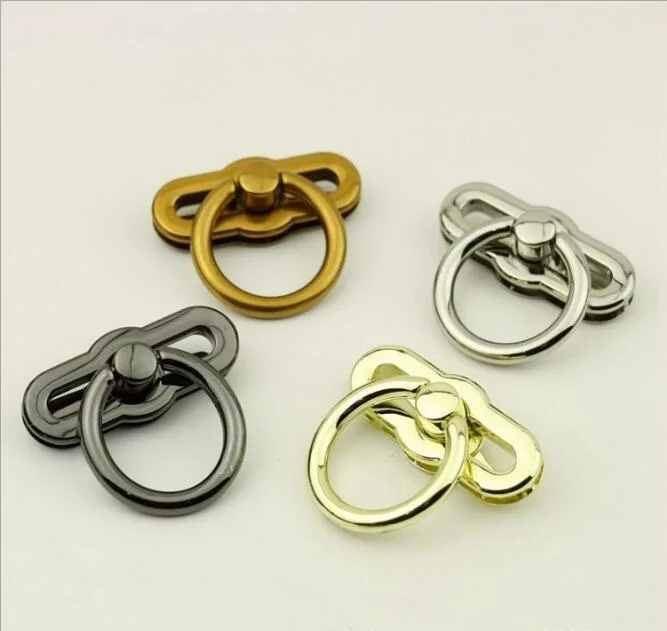 (10 PCS/lot) Bag Handbag Hardware Ring Metal Rotating Decorative Buckle Accessories | Багаж и сумки
