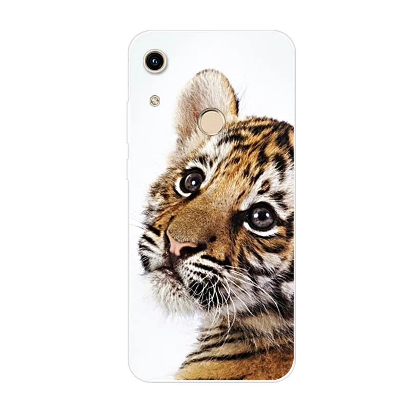Чехол для Honor 8A, мягкий силиконовый чехол с тигром для huawei Honor 8A, задняя крышка JAT-LX1 8 A A8 Honor8A, чехол s