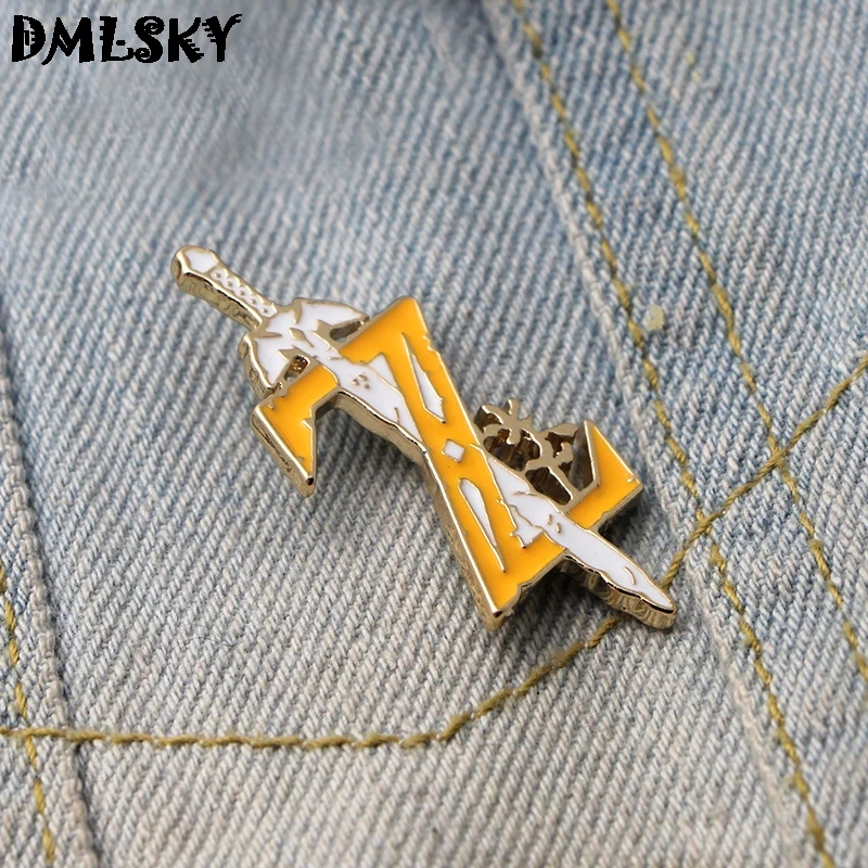 DMLSKY мультфильм забавная эмалированная булавка значок Рюкзак одежда Броши