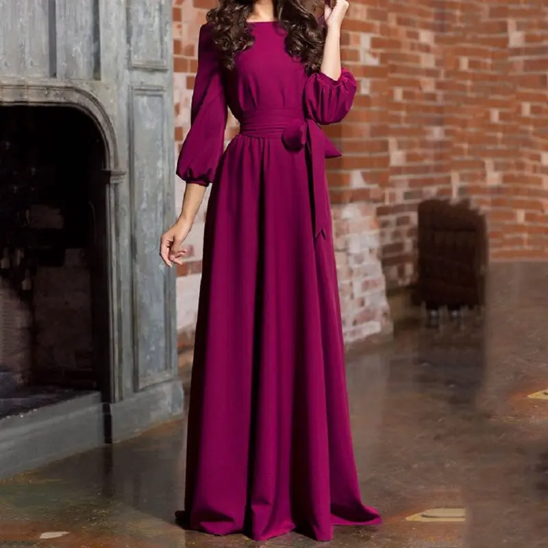 Осенние французские вечерние платья элегантное женское платье большие размеры