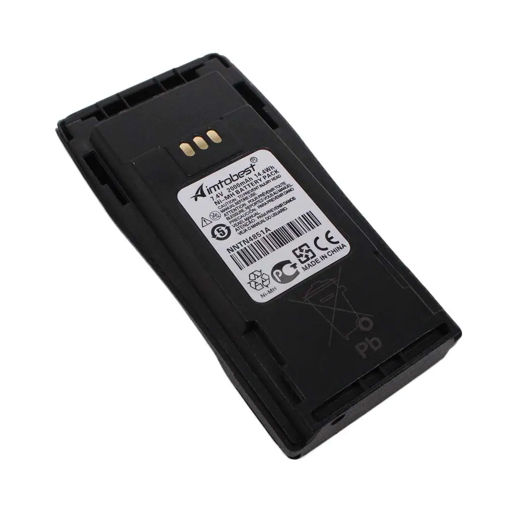 PMNN4254 PMNN4258 NNTN4851A 2000 мА/ч металл-гидридных или никель Батарея для Motorola радио DP1400 PR400