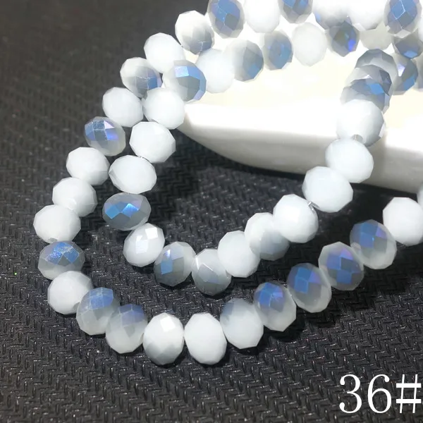 Оптовые партии 100 шт. граненые Кристальные стеклянные бусины россыпью Горячие 6x4