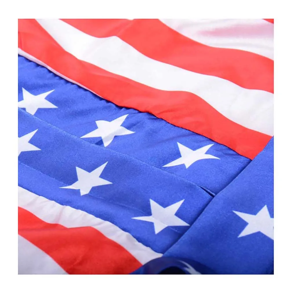 

Boy Boxing Costume Kids Rocky Balboa Robe Movie Apollo Cosplay American Flag Pattern/Italian stallion Halloween Costume For Kids