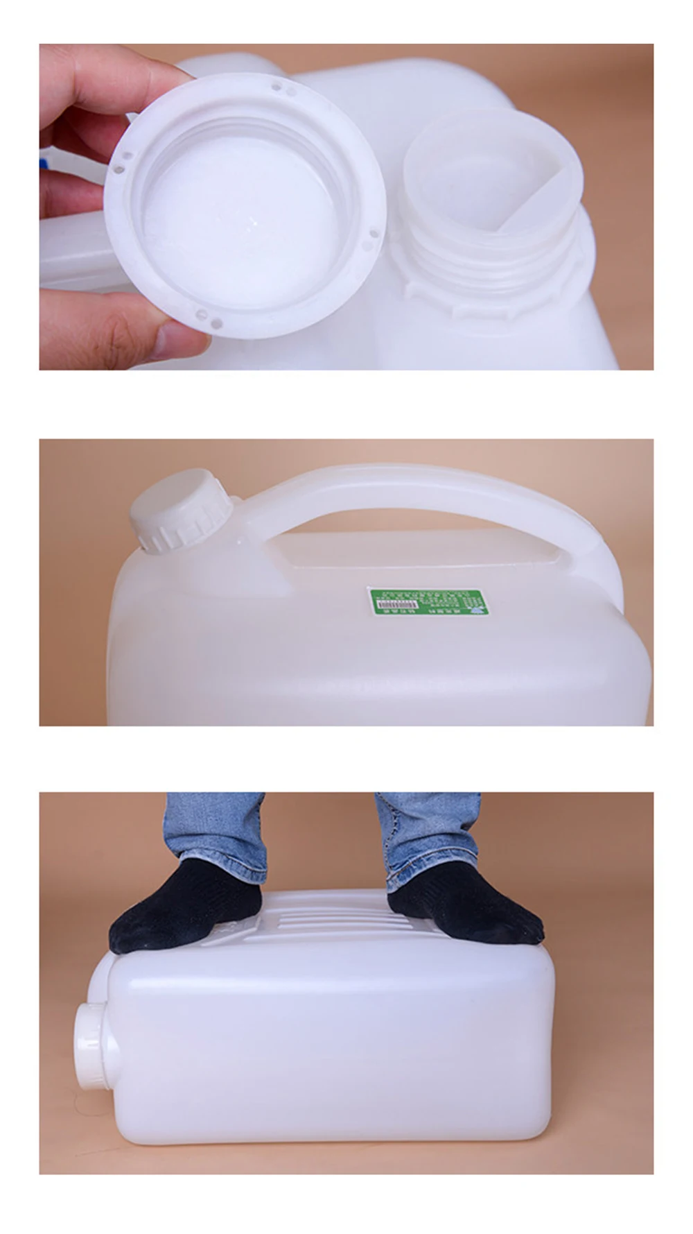 TopAuto 5L 10L резервуар для воды пластиковый бензиновое дизельное масло бочка для вина холодильник Storge топливный бак портативные автомобильные аксессуары