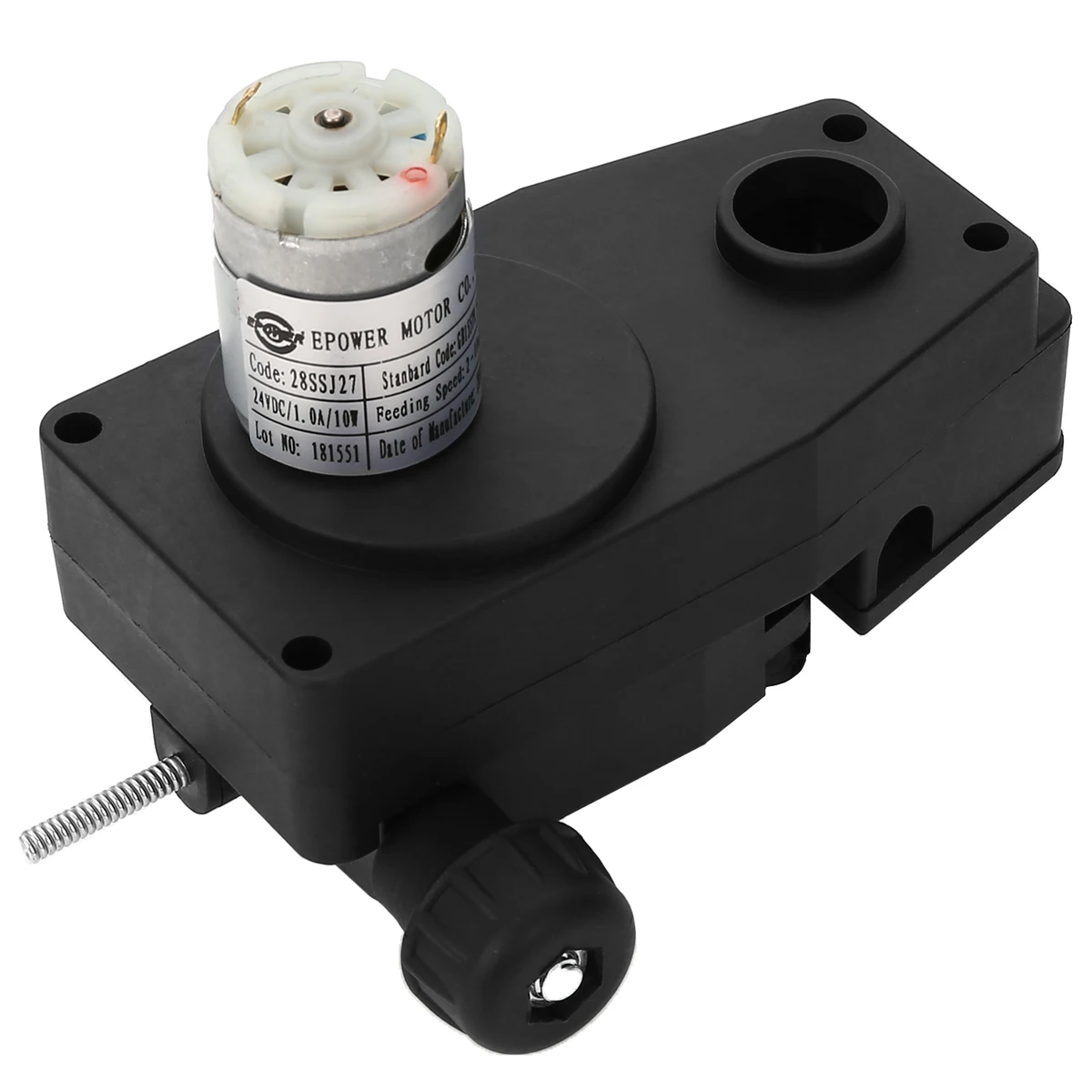 

DC 24V 10W Wire Feed Motor Black Mig Wire Welder Motor Wire Feeder 120mm Length