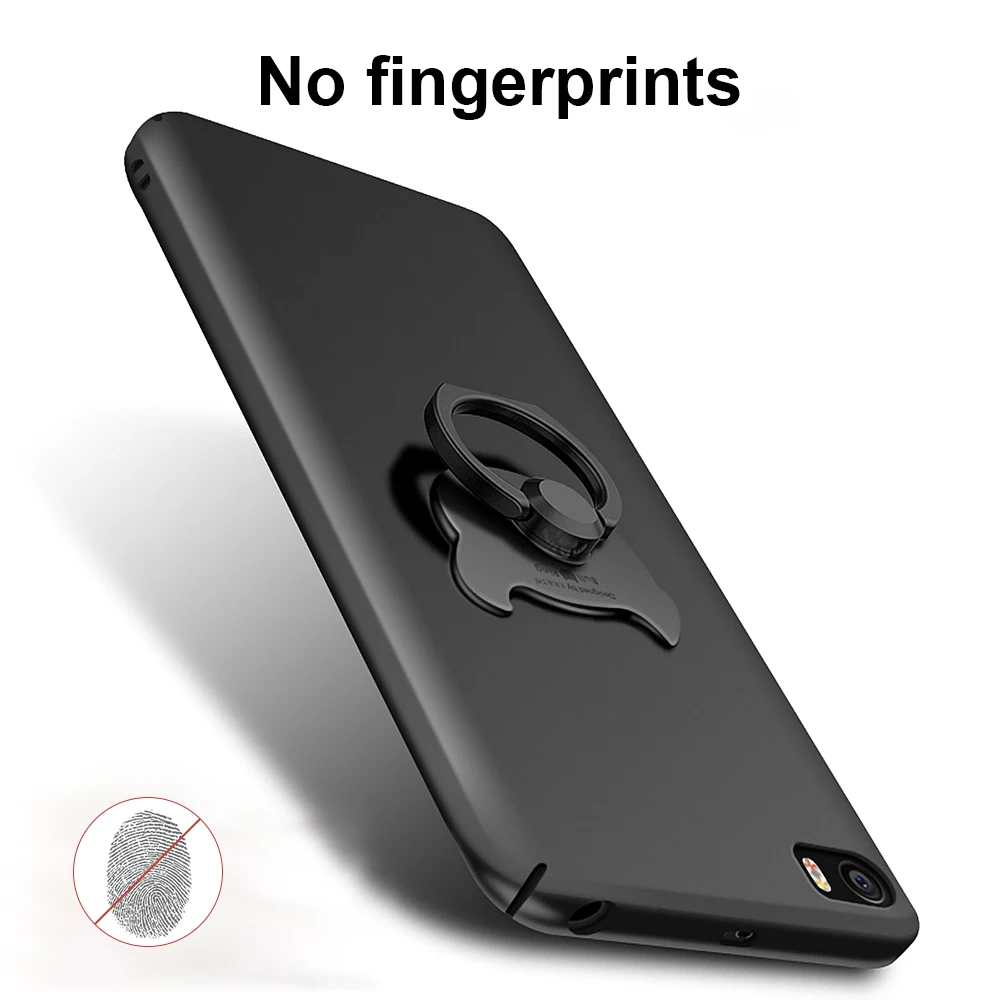 Чехол для телефона GUSGU матовый ультратонкий чехол Xiaomi Mi 5/5s plus с кольцом и