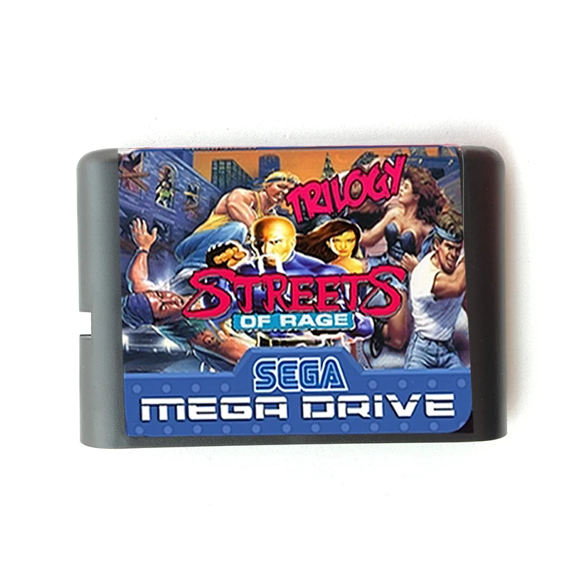 Улиц ярости Коллекция 16 бит MD карта памяти для Sega Mega Drive 2 SEGA Genesis Megadrive|Картриджи| |