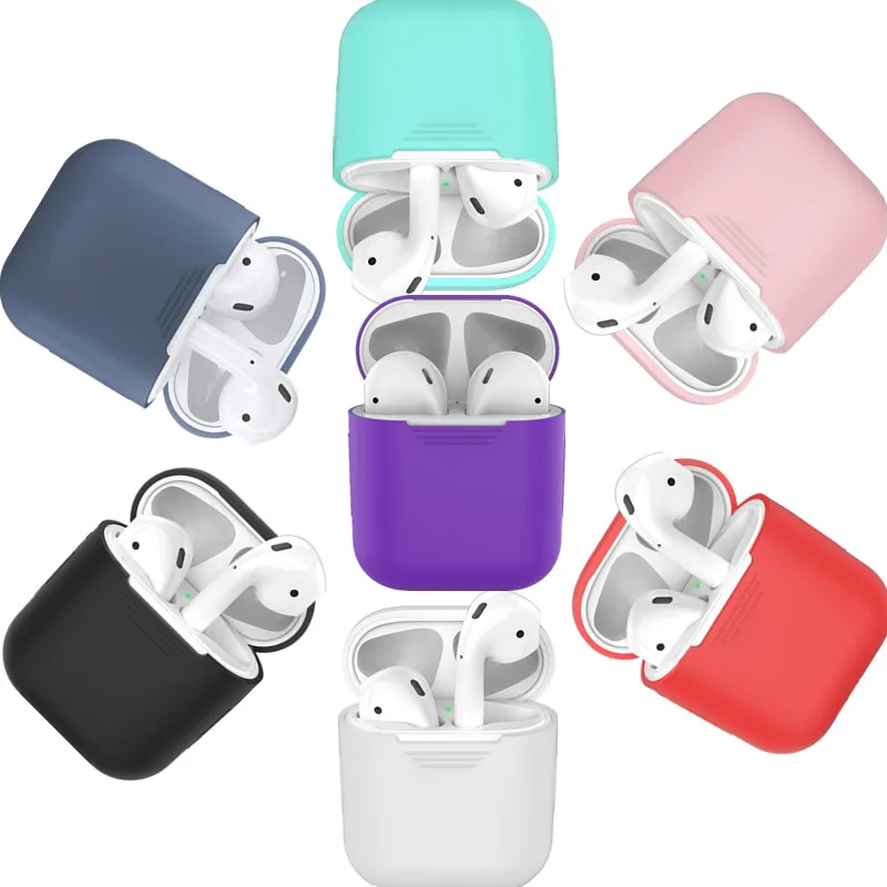 Новый мягкий силиконовый чехол для Apple Airpods противоударный гарнитура AirPods