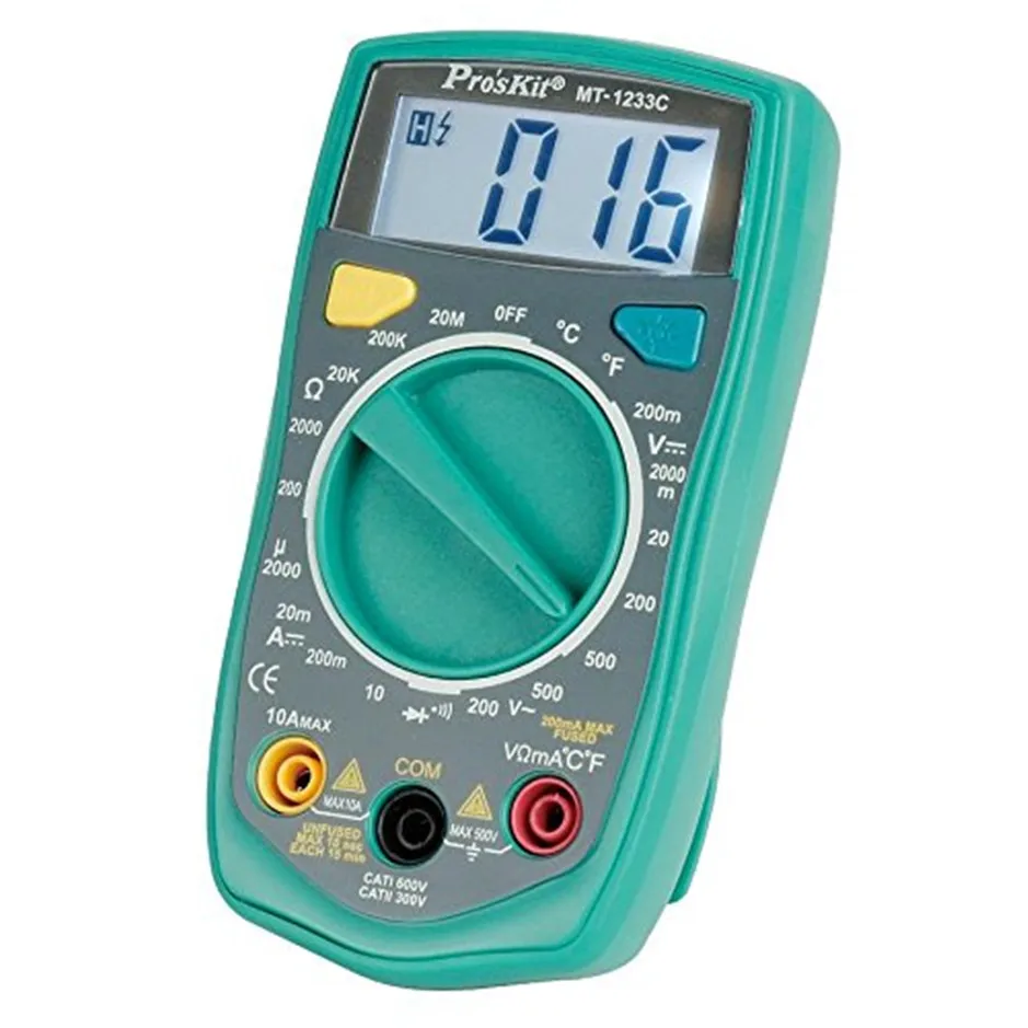 MT 1233C C 3 1/2 Цифровой мультиметр постоянного тока переменного напряжения тестер