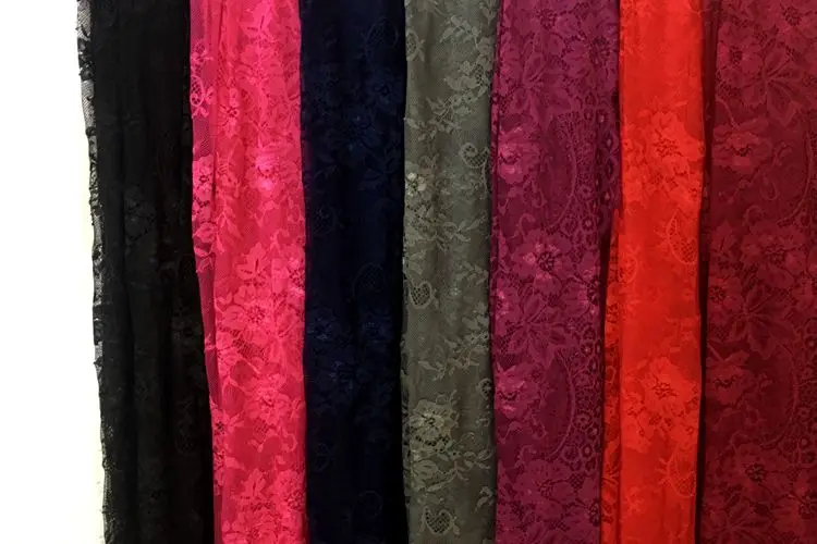 Розовая кружевная ткань, фиолетовый, темно-синий, серый, burgandy, fushia! 12 цветов ресницы Шантильи кружевная ткань 1 шт = 3 метра