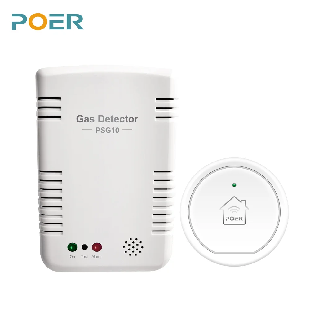 

868Mhz Natural Gas leak LPG Butane Propane Smart Detector Monitor Alarm sensor With Voice Warning APP push notifications