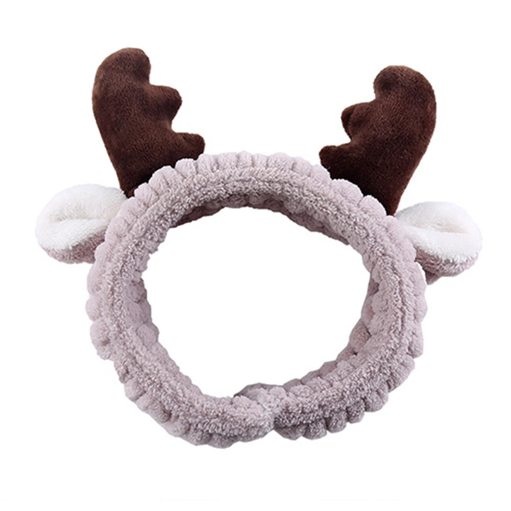 1 шт. милые эластичные головные повязки из мягкого хлопка для мытья лица макияжа и