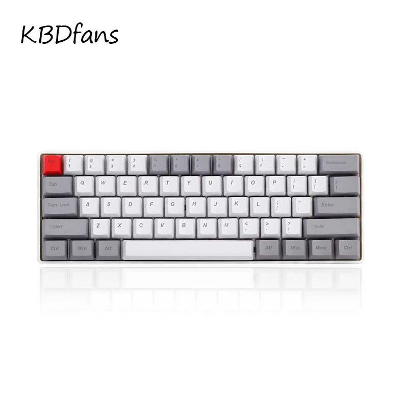 Топ напечатанные брелки gh60 покер с keypuller pbt oem профиль для wried Механическая игровая