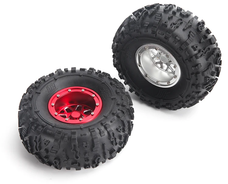 4 шт. D1RC 2,2 дюймов подсолнечника Beadlock Обода Колеса для 1:10 1:8 Traxxas TRX-4 TRX4 RC4WD D90 D110 TF2 осевой SCX10 90046