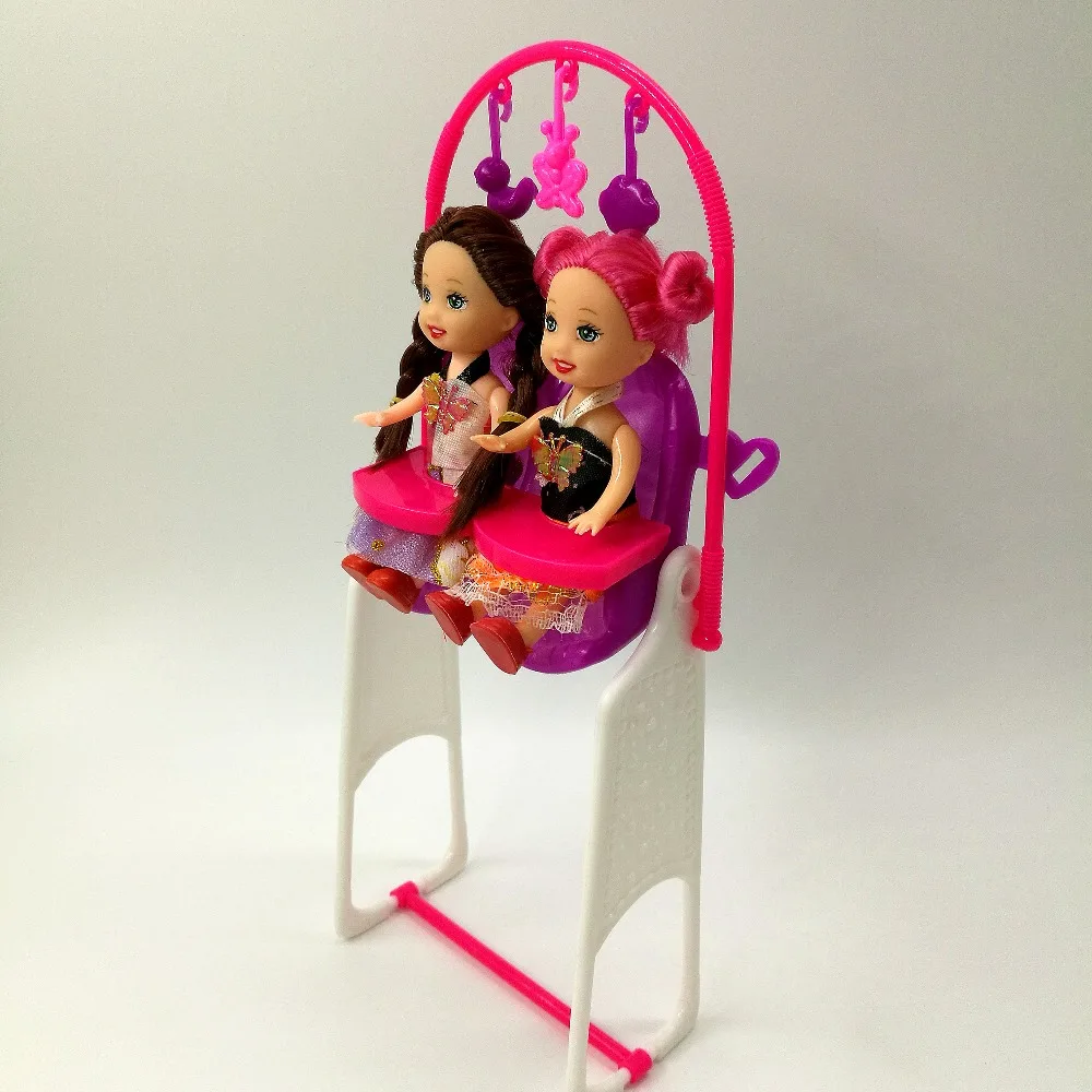 1 комплект аксессуары для кукол Милые качели принцессы Келли куклы Барби мебель