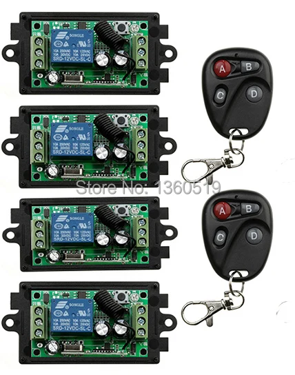 Горячая Распродажа Новый DC12V 1CH 10A беспроводной переключатель системы