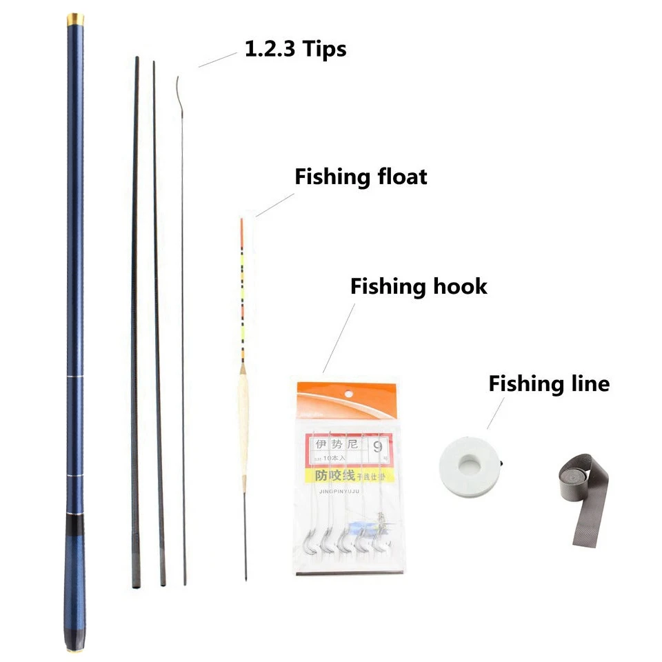 Акция! Телескопическая удочка из углеродного волокна фидерное удилище для ловли