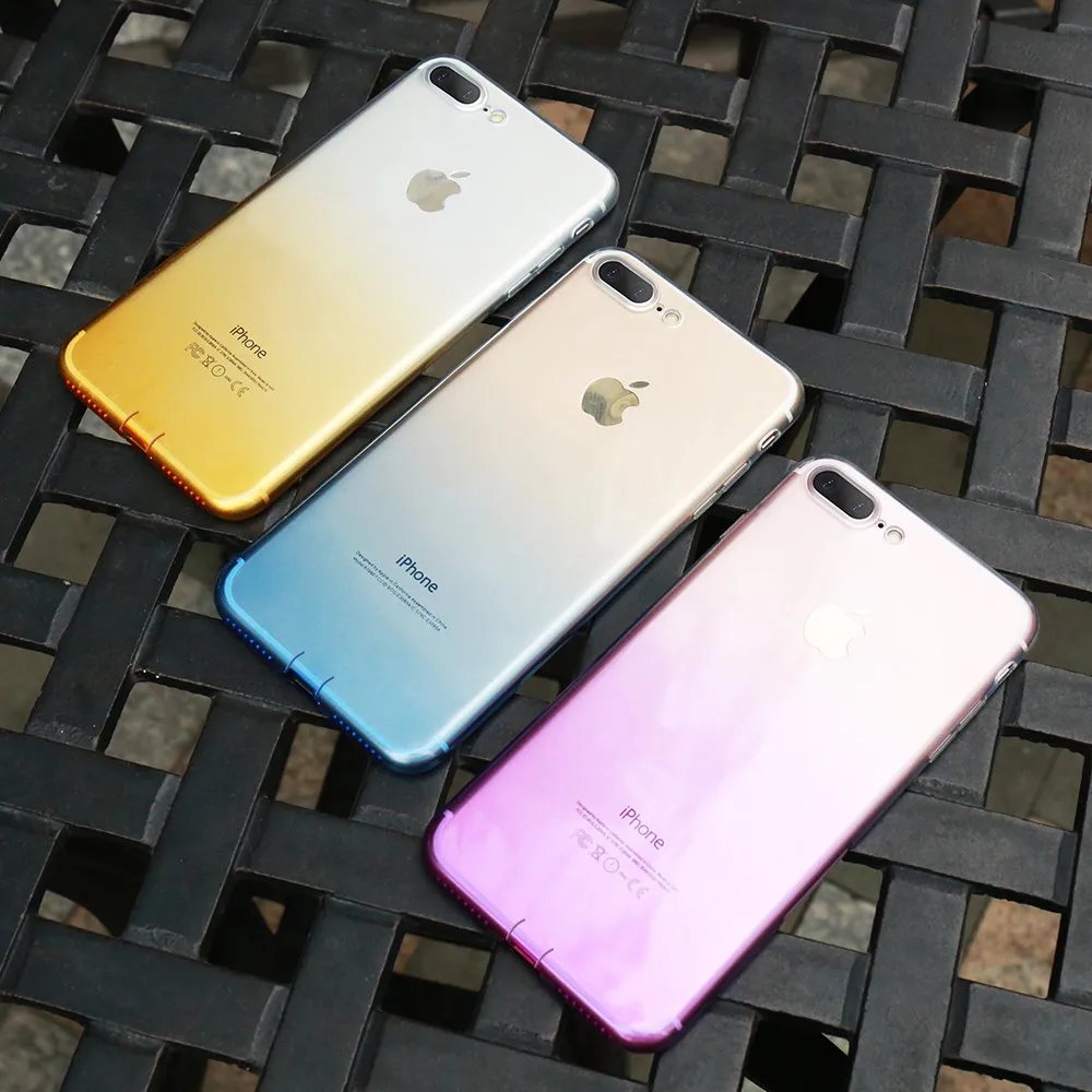 KISSCASE градиент чехол на Xiaomi Redmi 4X Примечание прозрачные ультра мягкая TPU Note 4 5A