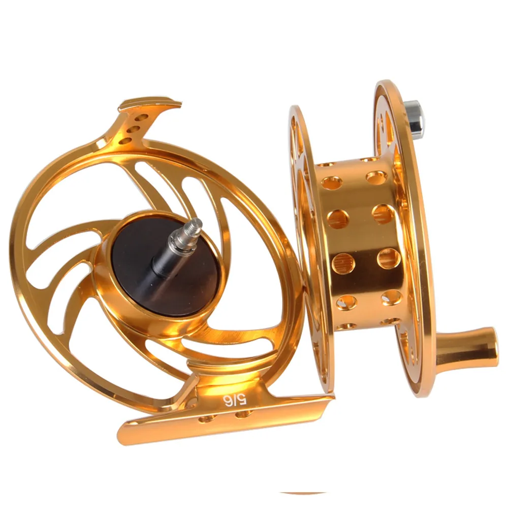 Рыболовная катушка Anglerdream Rider серии 9/10WT большая беседка алюминиевая золотая