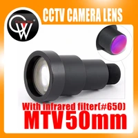 new 13 50mm lens 6 7 degree m12 cctv mtv board ir lens with infrared filter for security cctv video cameras