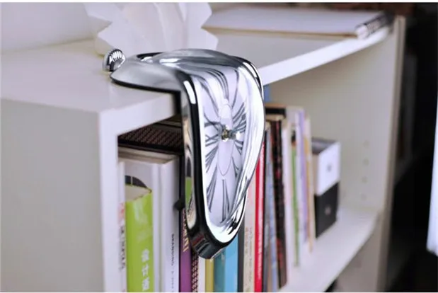 Новинка 2017 оригинальные бесшумные плавящиеся офисные настольные часы