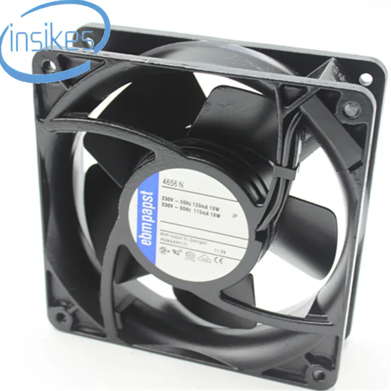 Оригинальный вентилятор охлаждения с двойным шариковым подшипником 4656N 230 В 19 Вт